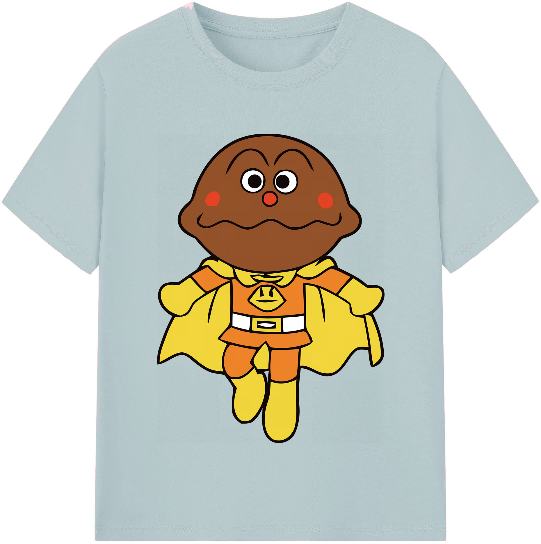 （画像用） アンパンマン Anpanman 綿100％半袖Tシャツ（フロントプリント）